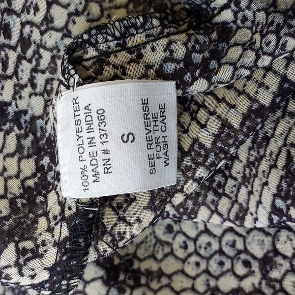Live 4 Truth NWOT Sheer Snake skin Snakeskin Cover up Dress Top - Picture 9 of 10